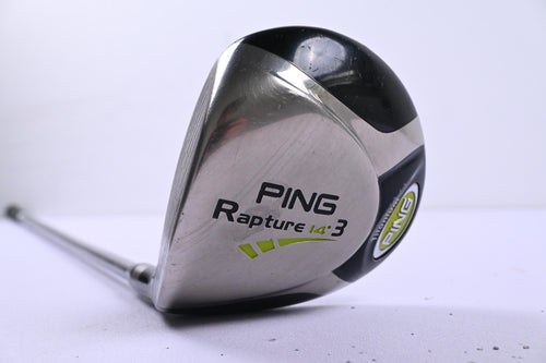Left Hand Ping Rapture #3 Wood / 14 Degree / Regular Flex Ping TFC 909F Shaft