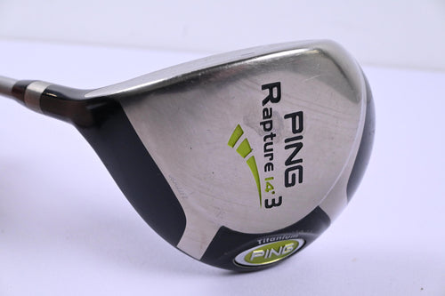 Left Hand Ping Rapture #3 Wood / 14 Degree / Regular Flex Ping TFC 909F Shaft