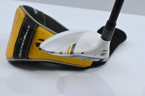 Left Hand Taylormade RBZ Stage 2 #3 Wood / 15 Degree / Regular Flex Rocketfuel