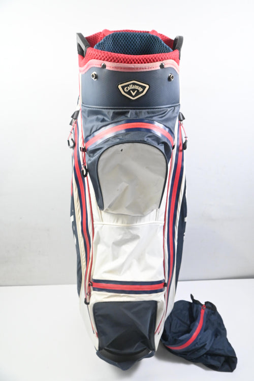 Callaway Chev 14 Dry Cart Bag / 14-Way Divider / Blue, White & Red