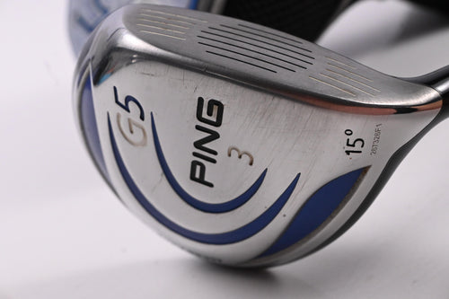 Ping G5 #3 Wood / 15 Degree / Regular Flex GraFalloy ProLaunch Blue 75 Shaft