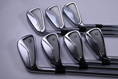 Left Hand Taylormade P7MC 2020 Irons / 4-PW / Stiff Flex Project X Shafts