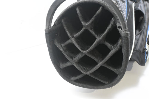 Motocaddy Club Series Cart Bag / 14-Way Divider / Black, Grey & Blue