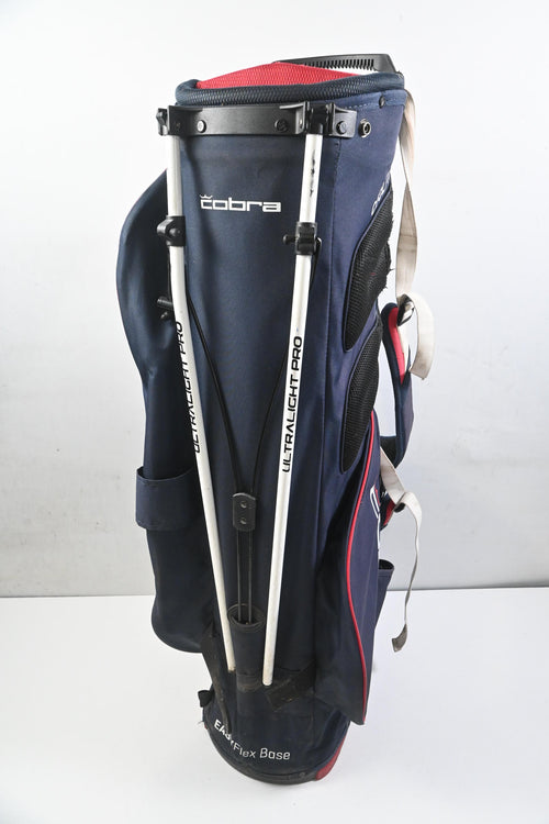 Cobra Ultralight Pro Stand Bag / 4-Way Divider / Navy, Red