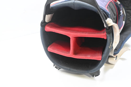 Cobra Ultralight Pro Stand Bag / 4-Way Divider / Navy, Red