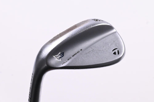 Left Hand Taylormade Milled Grind 3 Chrome Sand Wedge / 56 Degree / Ladies Flex