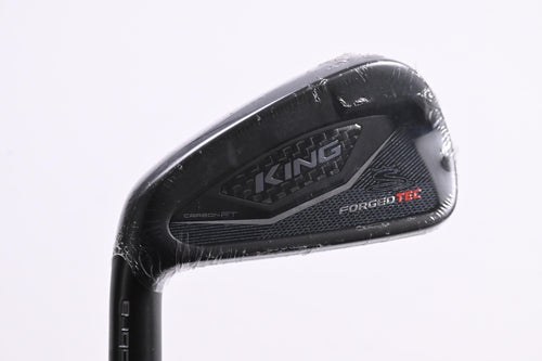 Left Hand Cobra King Forged Tec Black #4 Iron / 21 Degree / Stiff Flex KBS 125