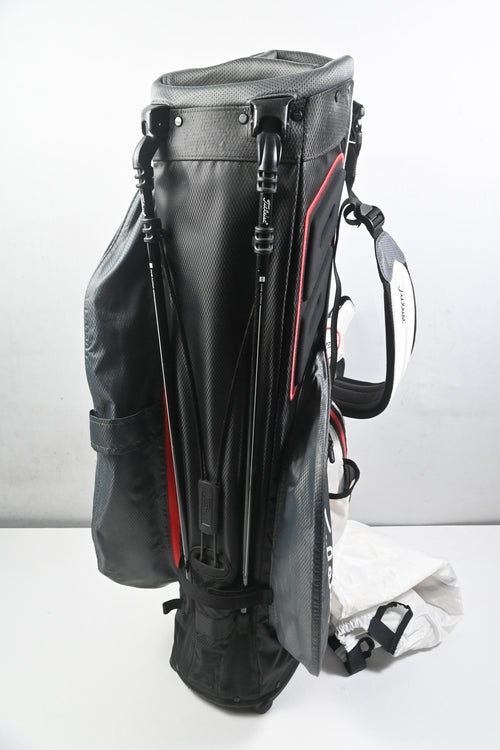 Titleist StaDry 4+ Stand Bag / 4-Way Divider / Grey, White & Red