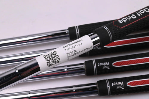 Titleist T200 2021 Irons / 5-PW / Regular Flex AMT Black R300 Shafts