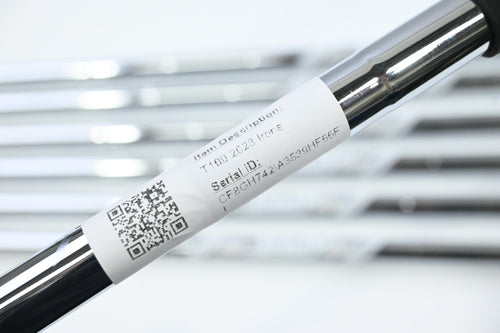 Left Hand Titleist T100 2023 Irons / 4-PW / X-Flex AMT White X100 Shafts