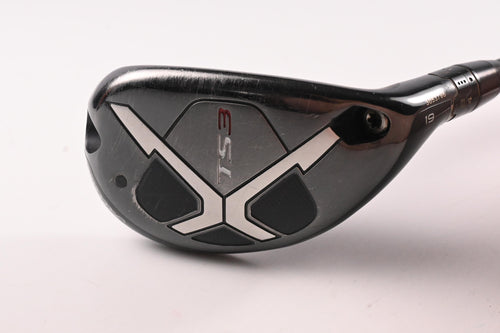 Titleist TS3 #3 Hybrid / 19 Degree / Stiff Flex HZRDUS Smoke Black 80 Shaft
