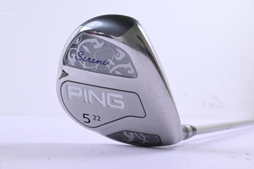 Ladies Ping Serene #5 Wood / 22 Degree / Ladies Flex Ping ULT 210 Lite Shaft
