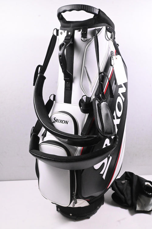 Srixon Tour Stand Bag / 5-Way Divider / Black, White, Red