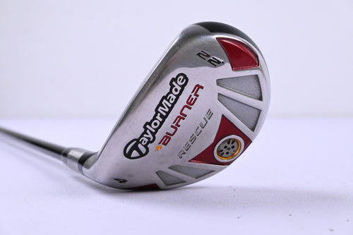 Left Hand Taylormade Burner 2007 #4 Hybrid / 22 Degree / Regular Flex REAX 65