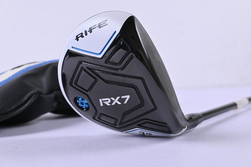 Rife RX7 #3 Wood / 15 Degree / Regular Flex Dyna Flo UL 65 Shaft