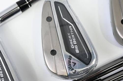 Callaway Great Big Bertha 2023 Irons/ 5-PW+AW / Regular Flex Helium Nanocore 60