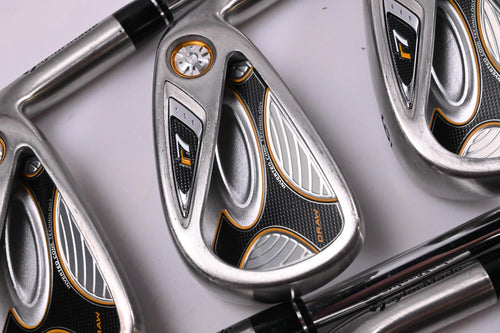 Taylormade R7 Draw Irons / 4-PW+SW / Regular Flex Taylormade T-Step 90 Shafts