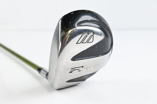 Left Hand Mizuno F-50 #3 Wood / 15 Degree / Stiff Flex Aldila NV 65 Shaft