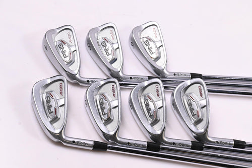 Left Hand Ping Anser 2014 Irons / 4-PW / Black Dot / Regular Flex Ping CFS