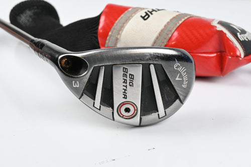 Left Hand Callaway Big Bertha OS 2017 #3 Hybrid / 19 Degree / Stiff Flex Recoil