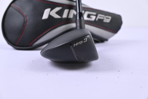 Cobra King F9 #3 Hybrid / 19 Degree / Stiff Flex Fujikura Atmos Black 7 Shaft