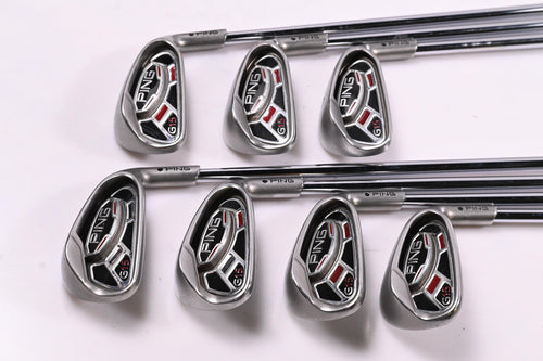 Ping G15 Irons / 4-PW / Black Dot / Regular Flex Ping Shafts