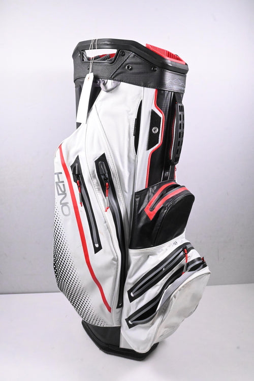 Sun Mountain H2NO Cart Bag / 14-Way Divider / White, Black, Red