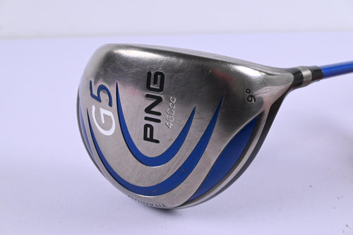 Ping G5 Driver / 9 Degree / Stiff Flex Grafalloy ProLaunch Blue 65 Shaft