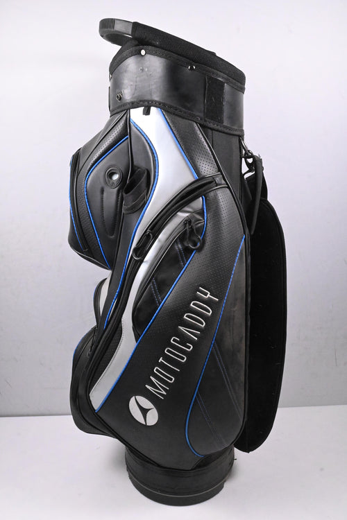 Motocaddy Cart Bag / 14-Way Divider / Black, Grey, Blue