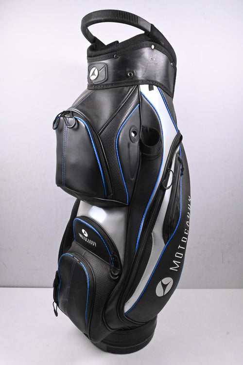 Motocaddy Cart Bag / 14-Way Divider / Black, Grey, Blue