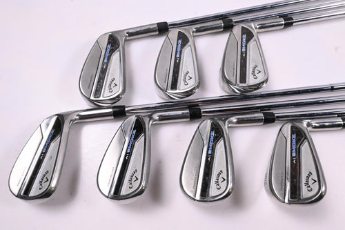 Callaway Paradym Ai Smoke Irons / 5-PW+SW / Stiff Flex Elevate MPH 95 Shafts