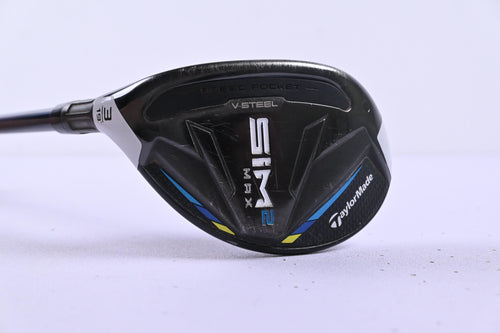 Left Hand Taylormade SIM2 Max #3 Hybrid / 19 Degree / Regular Flex Ventus Blue 6
