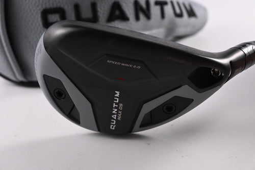 Callaway Quantum Max OS #3 Hybrid / 18 Degree / Stiff Flex Denali Frost Silver 70
