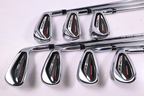 Cobra King F9 Irons / 5-PW+GW / Regular Flex KBS Tour 90 Shafts