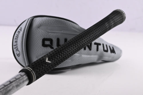 Callaway Quantum Max OS #3 Hybrid / 18 Degree / Stiff Flex Denali Frost Silver 70