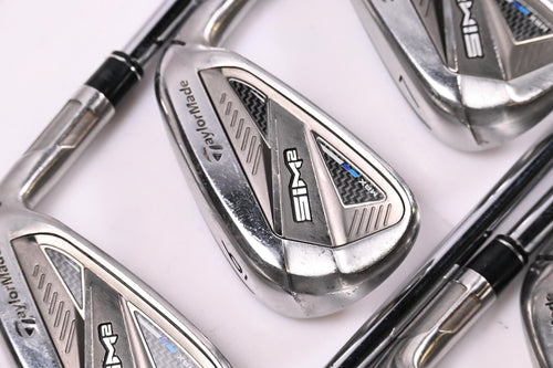 Taylormade SIM2 Max Irons / 5-PW+SW / Regular Flex KBS MAX MT 85 Shafts