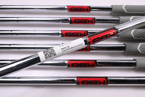 Cobra King F9 Irons / 5-PW+GW / Regular Flex KBS Tour 90 Shafts