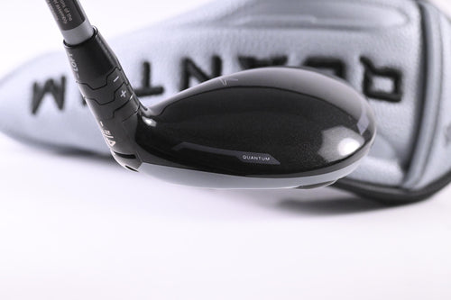 Callaway Quantum Max #4 Hybrid / 21 Degree / Stiff Flex Denali Frost Silver 70