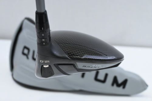 Callaway Quantum Max D Driver / 12 Degree / X Flex Denali Frost Silver 70 Shaft
