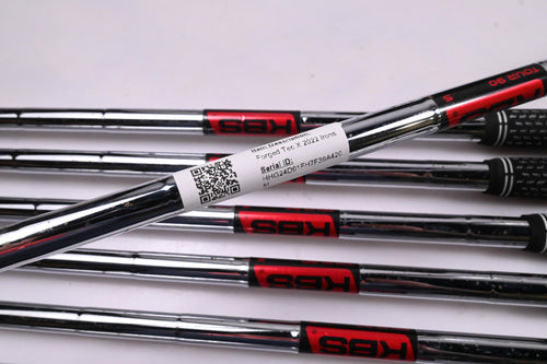 Cobra Forged Tec X 2022 Irons / 4-PW / Stiff Flex KBS Tour 90 Shafts