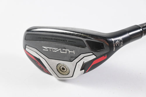TaylorMade Stealth Plus #3 Hybrid / 19.5 Degree / Stiff Flex Hzrdus Smoke RDX 80