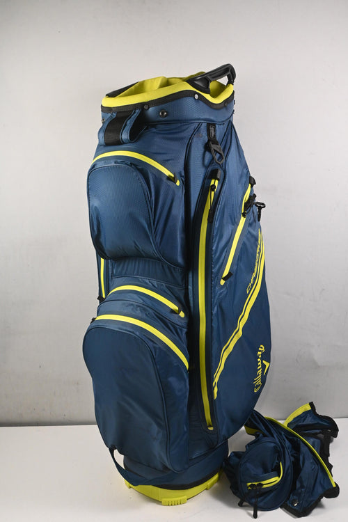 Callaway Chase Dry 14 Cart Bag / 14-Way Divider / Blue & Neon