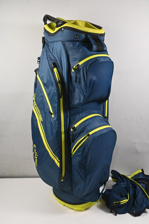 Callaway Chase Dry 14 Cart Bag / 14-Way Divider / Blue & Neon