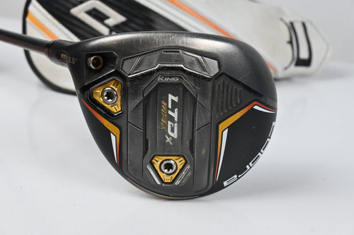 Left Hand Cobra LTDx Max #3 Wood / 15.5 Degree / Regular Flex HZRDUS Smoke iM10