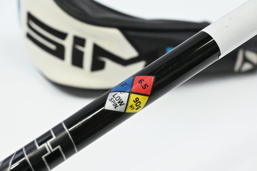 Left Hand Taylormade SIM2 #3 Hybrid / 19.5 Degree / X-Flex HZRDUS Smoke Black 90