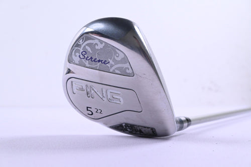 Ladies Ping Serene #5 Wood / 22 Degree / Ladies Flex Ping ULT 210 Lite Shaft