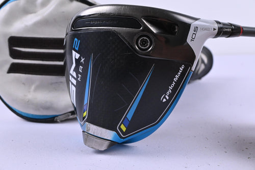 Taylormade SIM2 Max Driver / 10.5 Degree / Stiff Flex HZRDUS Smoke Yellow 60