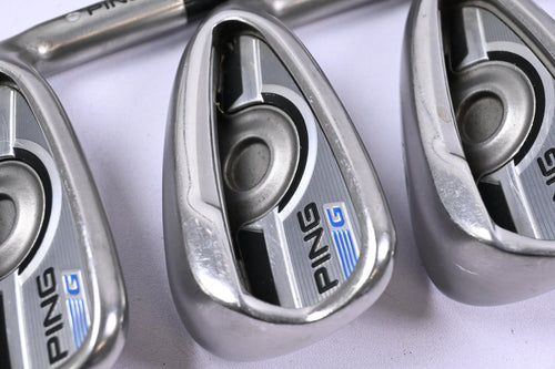 Ping G Series Irons / 5-PW+SW / Silver Dot / Senior Flex Ping CFS 65 Shafts