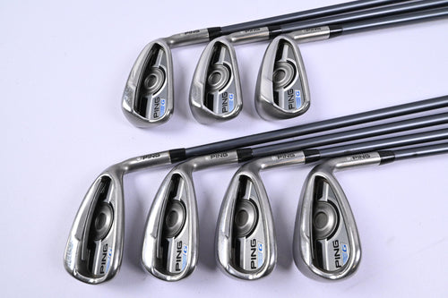 Ping G Series Irons / 5-PW+SW / Silver Dot / Senior Flex Ping CFS 65 Shafts