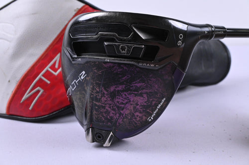 Taylormade Stealth 2 Driver / 9 Degree / Stiff Flex HZRDUS Smoke Red RDX 60
